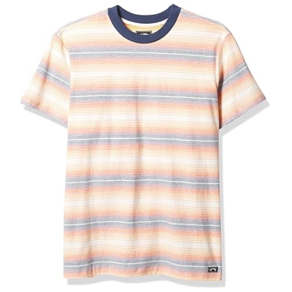 Billabong Multicolor Striped Short Sleeve Tee